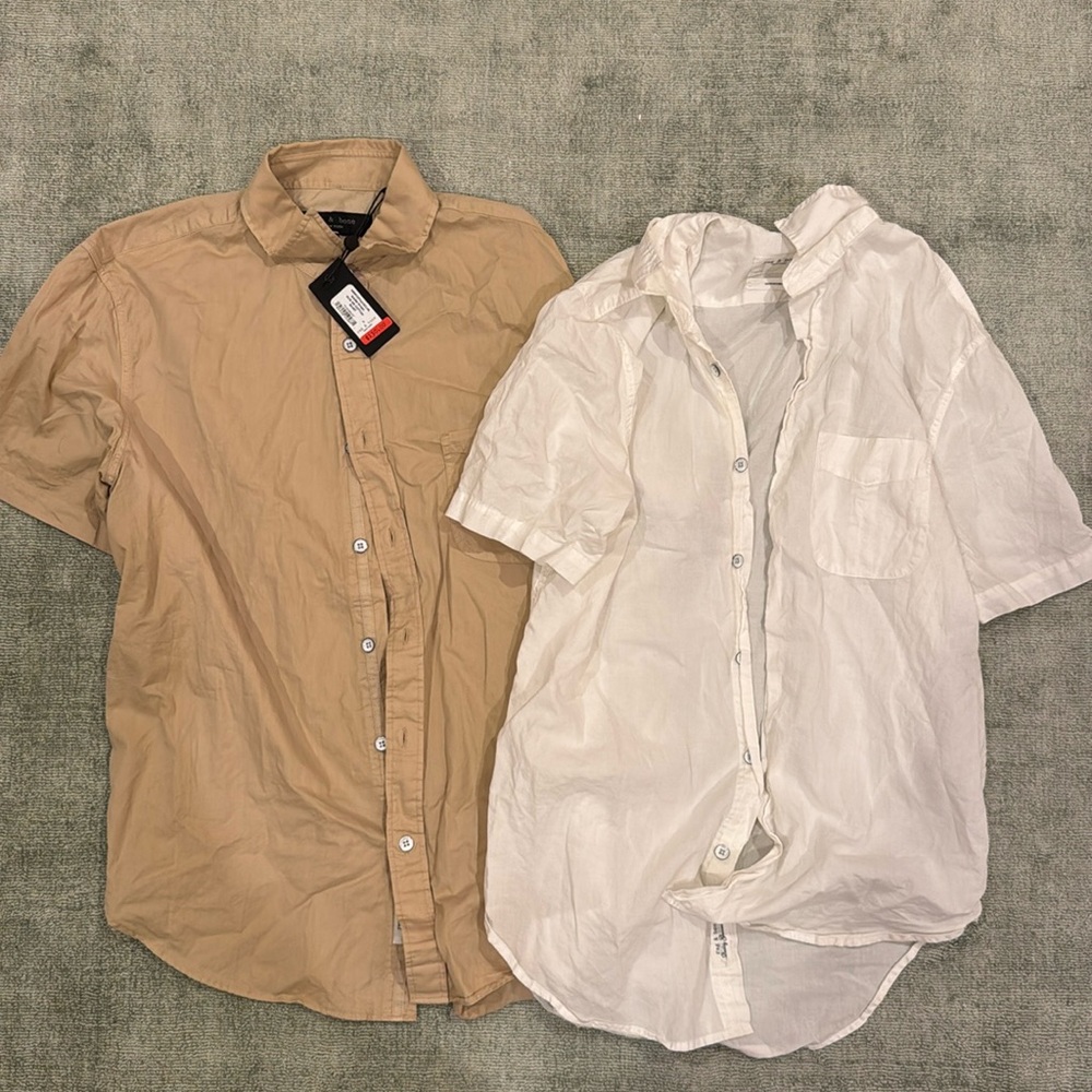 Rag & Bone men’s short sleeve button down - size small - one is nwt